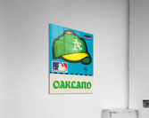 1981 Oakland Athletics Fleer Decal Sticker Metal Sign Acrylic Print