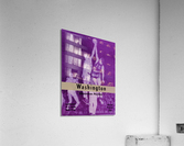 1950 Washington Huskies Basketball Program Art Acrylic Print