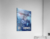 1969 Dallas Cowboys Retro Remix Art Wood Print Acrylic Print