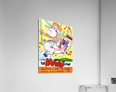 1958 Arkansas Razorbacks vs. Texas Longhorns Cover Art Acrylic Print