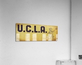 Vintage UCLA Bruins Football Cartoon Acrylic Print