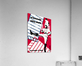 1950 Wisconsin vs. Ohio State Football Program Art Acrylic Print