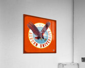 Vintage Auburn University Throwback Art Acrylic Print