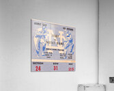 1947 Notre Dame vs. Army Ticket Stub Square Acrylic Print