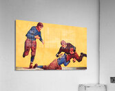 1920 Gridiron Action Acrylic Print