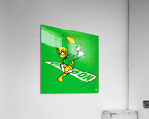 Oregon Duck Throwback Cartoon Art Acrylic Print