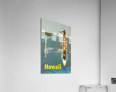 1960 stanley galli hawaii travel poster Acrylic Print