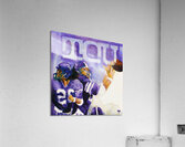 vintage tcu art football players Acrylic Print