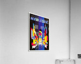 vintage sixties abstract new york art Acrylic Print