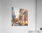 sargent gondola moorings on grand canal Acrylic Print