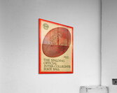 sports ads vintage spalding football ad Acrylic Print