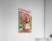 1902 indiana normal football poster Acrylic Print
