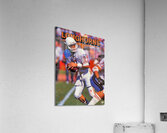 1986 Texas Longhorns Football Art  Acrylic Print