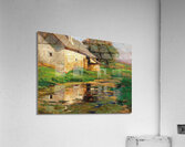 The pond behind the house Acrylic Print
