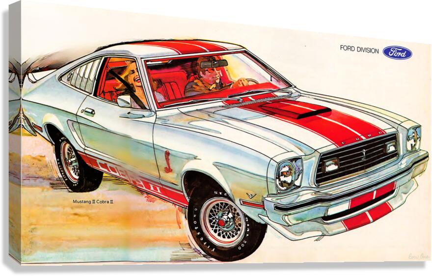 1976 Ford Mustang Cobra II Canvas Print