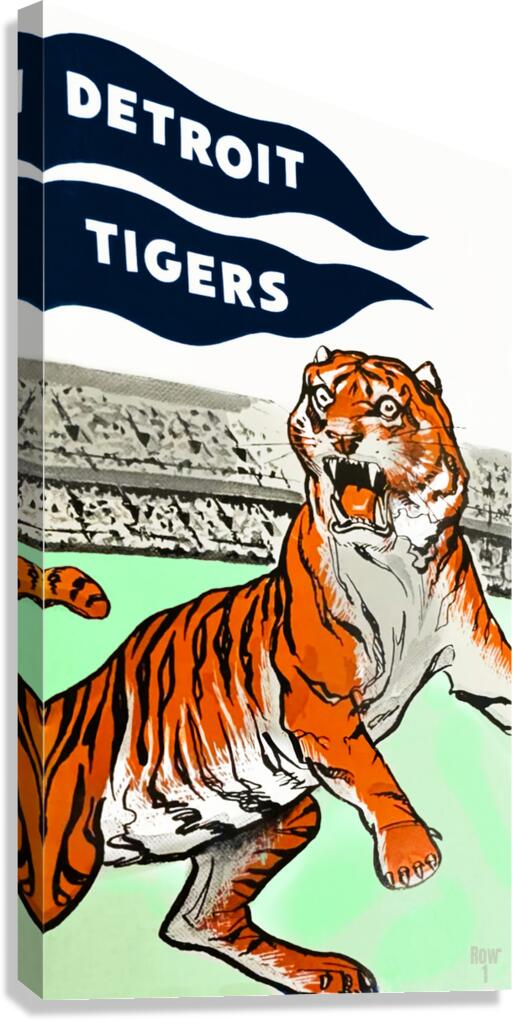 1959 Detroit Tigers Art Canvas Print