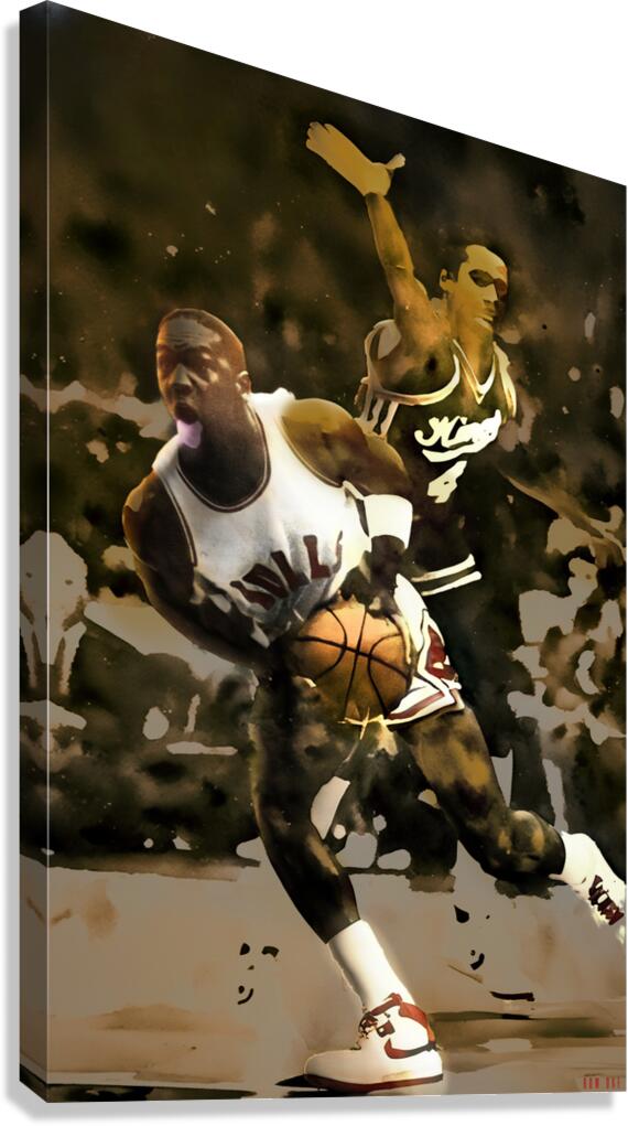 1984 Michael Jordan Drive Canvas Print