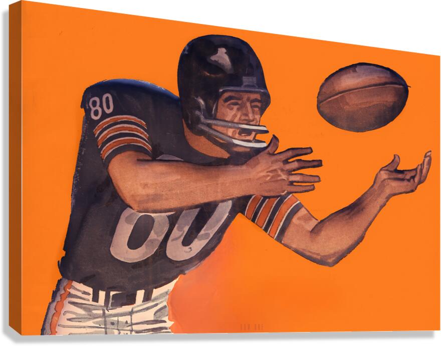 1962 Chicago Bears Reception Canvas Print