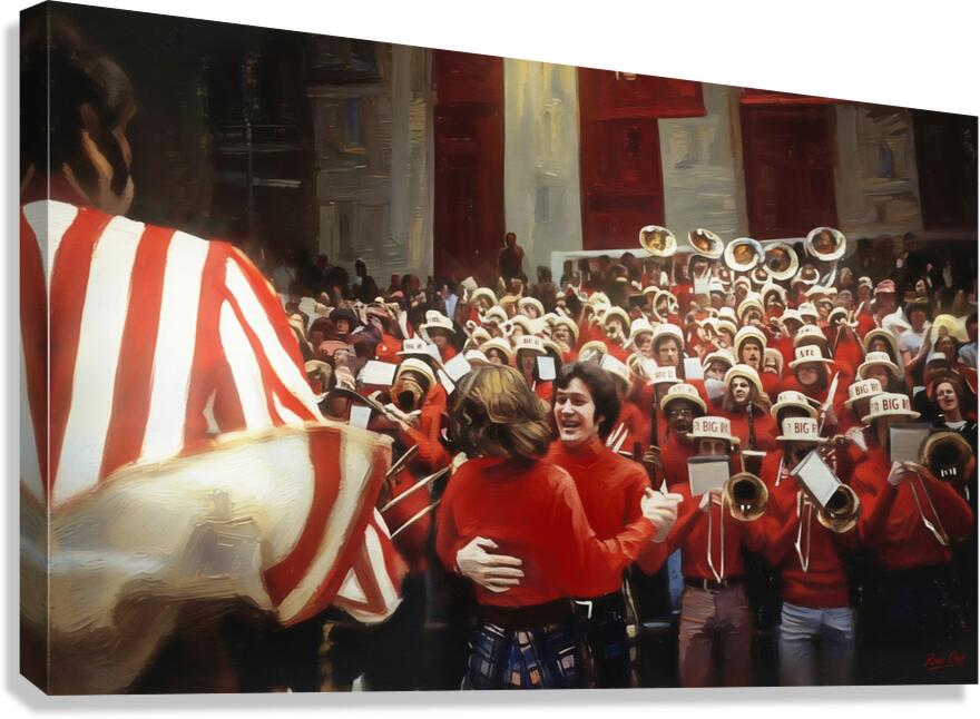 1976 Assembly Hall Excitement Canvas Print