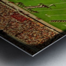 vintage texas tech football marching band art Metal print