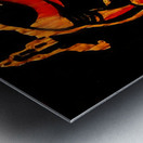 1940s college art  Metal print