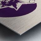 1960s kansas state wildcat art Metal print