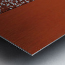 retro remix 1975 clemson football art Metal print