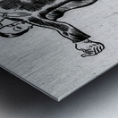 university dance tonite row one art Metal print