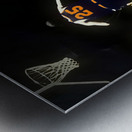 1960s purdue illinois basketball art row1 Metal print