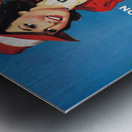 1940 coke football ad Metal print