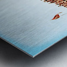 1963 western michigan football gameday Metal print