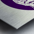 1960s clemson tiger art Metal print