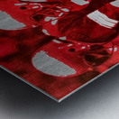 Retro OSU Buckeyes Football Art Metal print