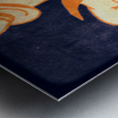 Vintage Texas Western Burro Mascot Art Metal print