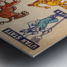 1940s Rocky Mountain Region Colleges Art Metal print