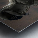 Mickey Mantle Rookie Art Metal print