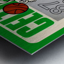 1987 Boston Celtics Art Metal print