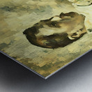 the backhand vintage tennis art Metal print