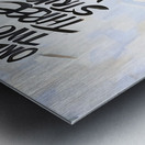 one two three strikes out baseball art Metal print