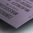 1987 timken massilon basketball ticket art  Metal print