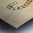 1960s Tiger Art Metal print