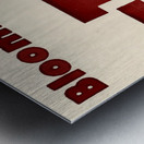 Bloomington IU  Metal print