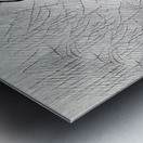 1952 Basketball Player Dribbling Metal print