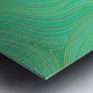 Khaki and Light Green Metal print