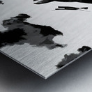 1976 Oklahoma State Cowboys Football Art Metal print