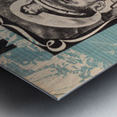 1944 Navy Midshipmen at Penn Quakers Metal print