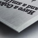 1980s Coke and Smile Ad Metal print