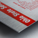 1950s Ohio State Songs Art Metal print