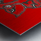 1981 Louisville Cardinals Basketball Art Metal print