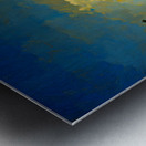 Yellow Sunset and Clouds Metal print